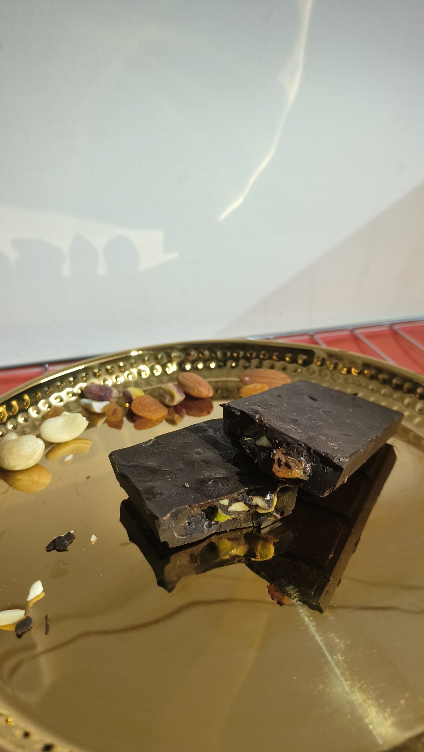 Roasted Dry fruits Dark chocolate{80 GRAMS}