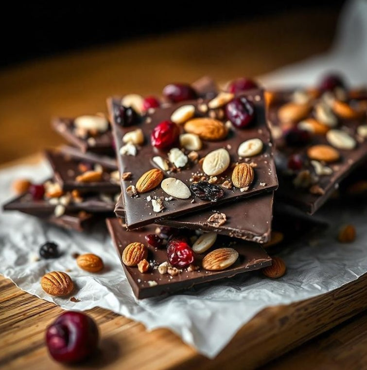 Cranberry Dark Chocolate{80Grams}