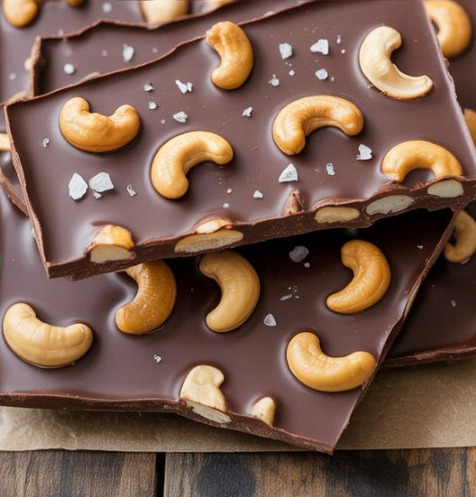 Roasted Cashew Dark Chocolate {80Grams}